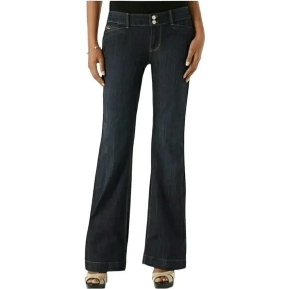 White House Black Market Comfy Trouser Jeans Blanc - Picture 14 of 14